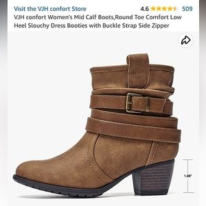 COPY - VJH Camel slouchy comfort boot NWOB size 6.5 womens